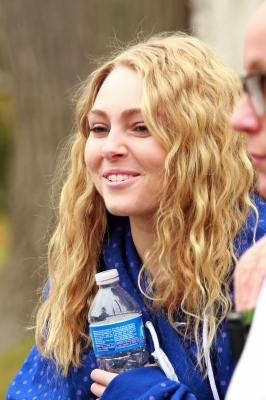 AnnaSophia Robb on the set of 'The Carrie Diaries', March 21
